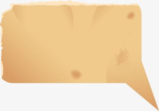 撕边纸张对话框矢量免抠