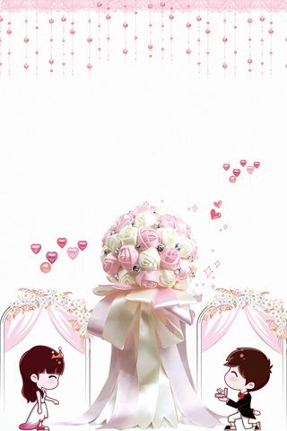 婚礼婚庆结婚海报背景素材高清