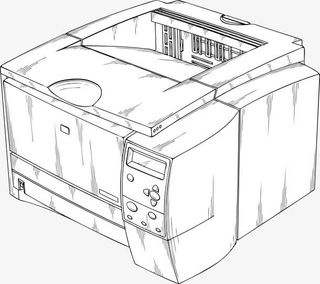 激光打印机免抠