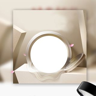 简约灰色化妆品BB霜主图背景素材高清