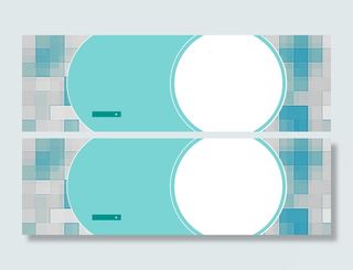 电商蓝色几何海报背景高清