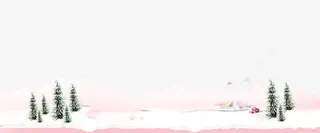 冬天的雪地免抠