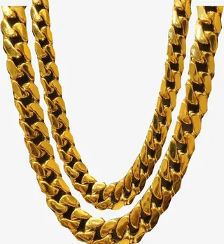 黄金项链免抠