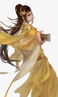 拿着折扇的君王免抠