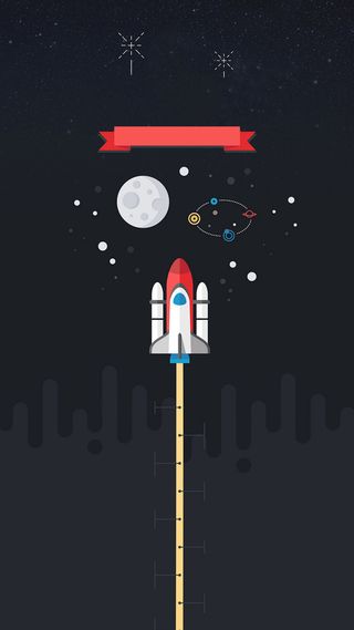 简约卡通插画H5背景高清