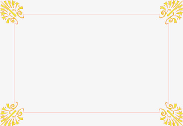 ppt幻灯花边框设计免抠