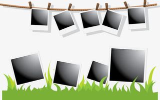 矢量图留下美好免抠