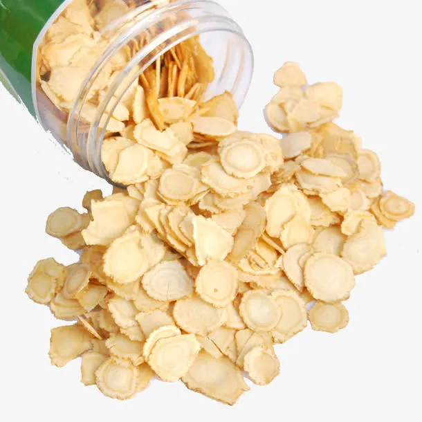 倒出的西洋参片免抠