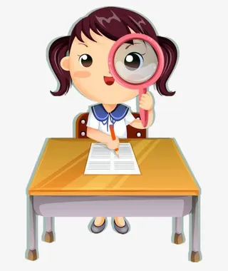 认真学习的学生照片免抠