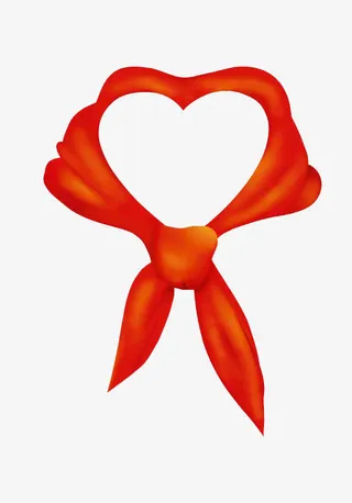 红色的红领巾免抠