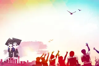 毕业季青春背景素材高清