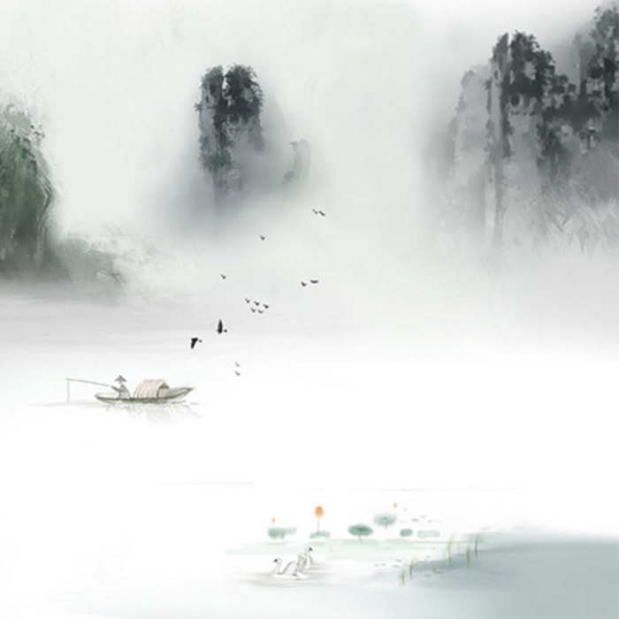 水墨画背景高清