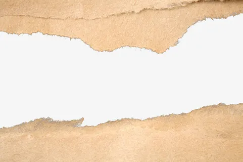 黄色牛皮纸裂缝免抠