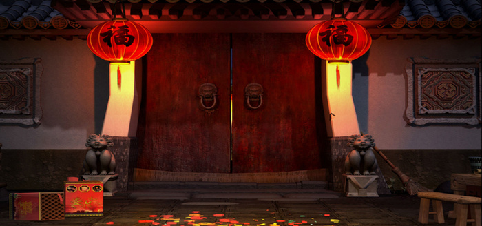 中国风古典过年背景高清
