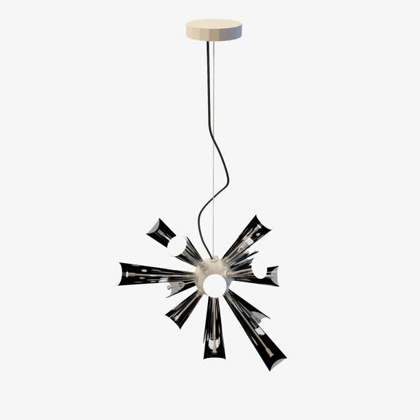 创意吊顶灯饰免抠