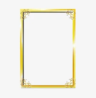 金边边框免抠