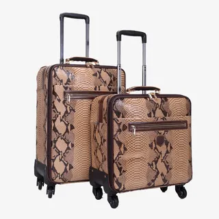 蛇纹商务旅行箱免抠