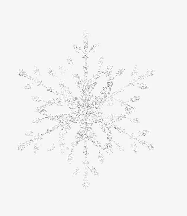冰晶雪花免抠