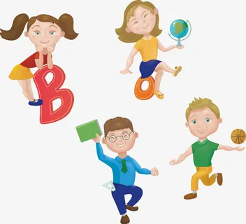 爱学习的孩子免抠