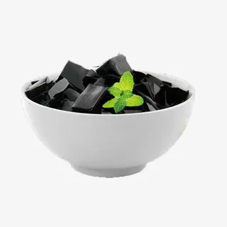 产品实物特色黑凉粉免抠