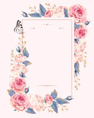 清新手绘水彩花卉高清