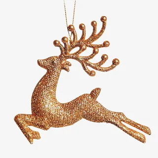 金鹿节日挂件免抠