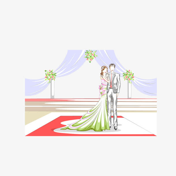 婚礼效果图免抠
