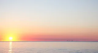 落日黄昏大海天空大图背景设计素材图片下载桌面壁纸