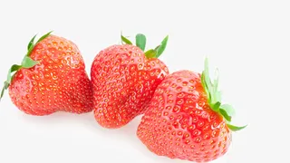 美味的新鲜草莓高清图片免抠