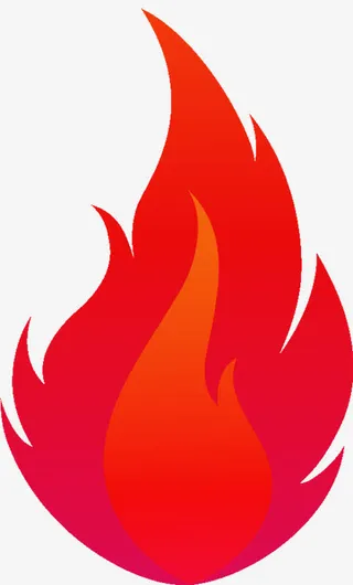 红色的火花免抠