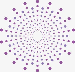 紫色波点放射图免抠