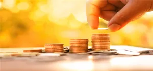 黄色背景金融海报背景高清