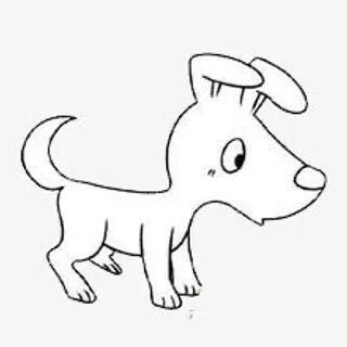 疑问的小狗免抠