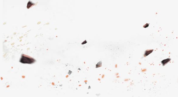 火焰岩石飞溅喷溅特效免抠 火焰岩石飞溅喷溅特效免抠