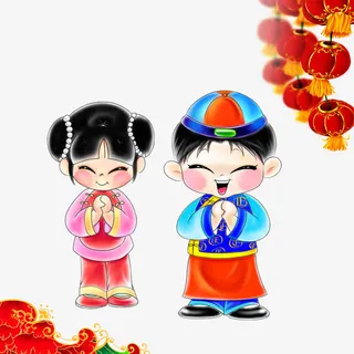 大年初一拜年啦免抠