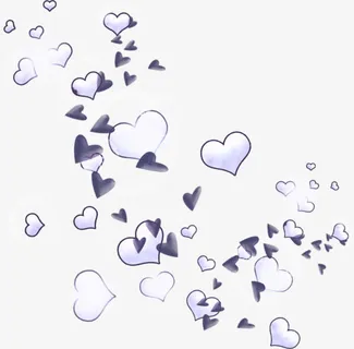 感恩节漂浮爱心素材免抠