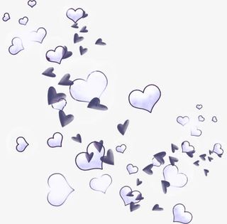 感恩节漂浮爱心素材免抠