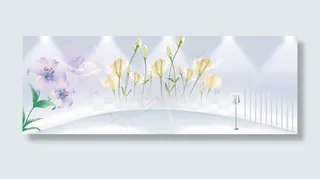 清爽简约大气淘宝海报背景图片