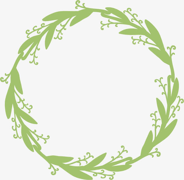 花环花边手绘边框免抠装饰边框元素