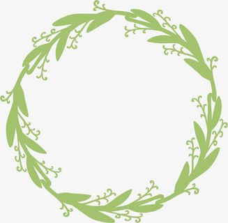 花环花边手绘边框免抠装饰边框元素