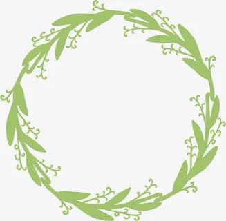 花环花边手绘边框免抠装饰边框元素