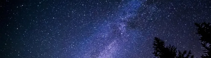 星空蓝色浪漫黑夜背景高清