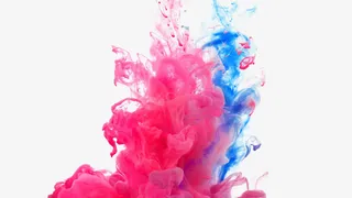 喷溅烟雾色彩创意免抠