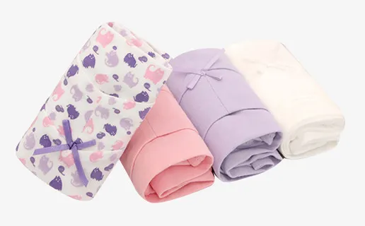 纯棉卡通内衣内裤免抠