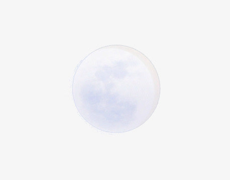 手绘月亮免抠