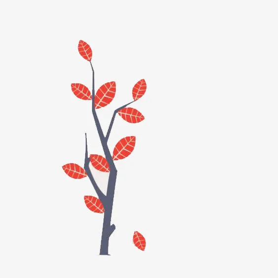 卡通小树枝免抠