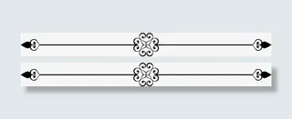 简单分割符素材免抠