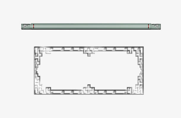 中式门窗装饰免抠