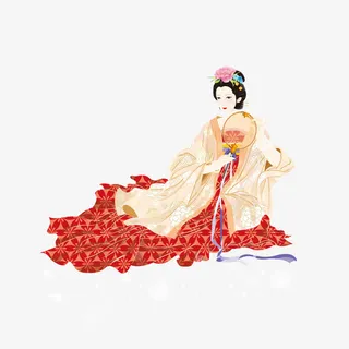 古代美女免抠