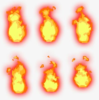 火焰逐帧燃烧特效免抠